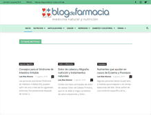 Tablet Screenshot of blogdefarmacia.com